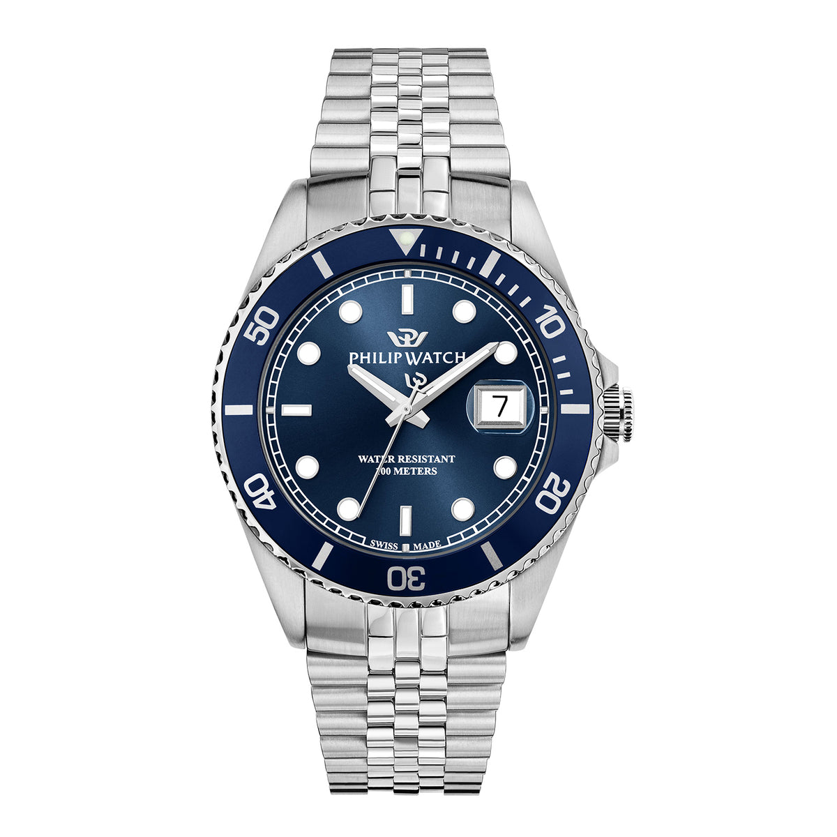 Philip Watch Men's Caribe 42mm Quartz Analog Watch R8253597126
