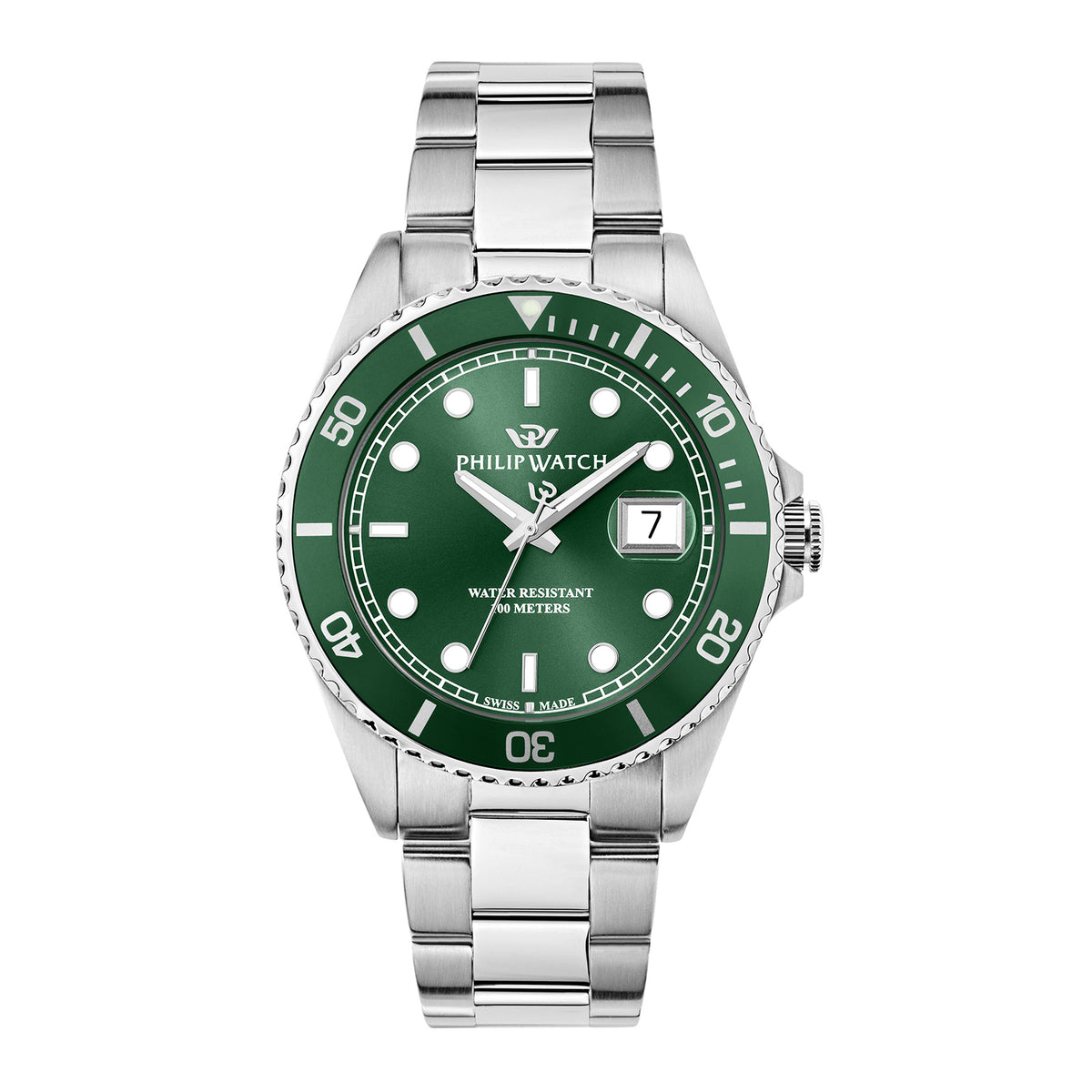 Philip Watch Men's Caribe 42mm Quartz Analog Watch R8253597128