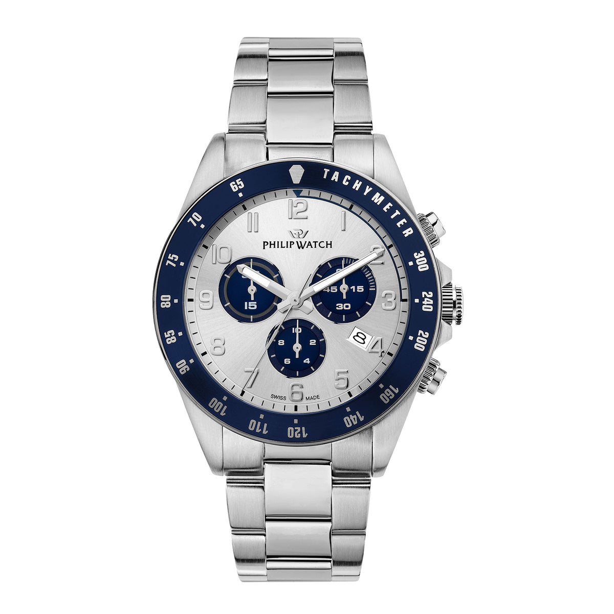 Philip Watch Men's Caribe 42mm Quartz Analog Watch R8273607029