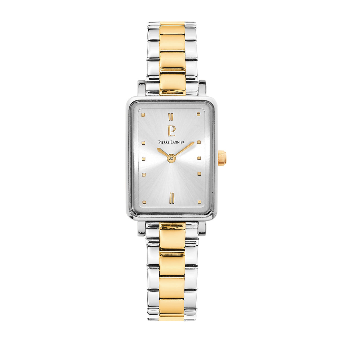 Pierre Lannier Ariane Silver Stainless Steel Bicolored