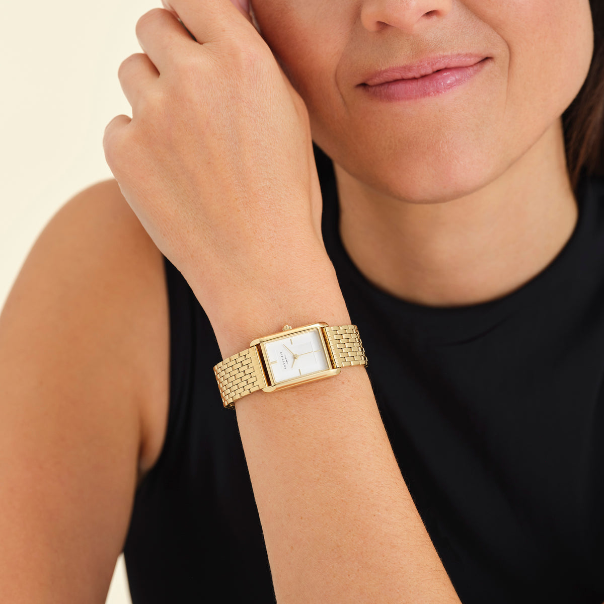 Rosefield Heirloom White Dial Steel Gold Women's Watch