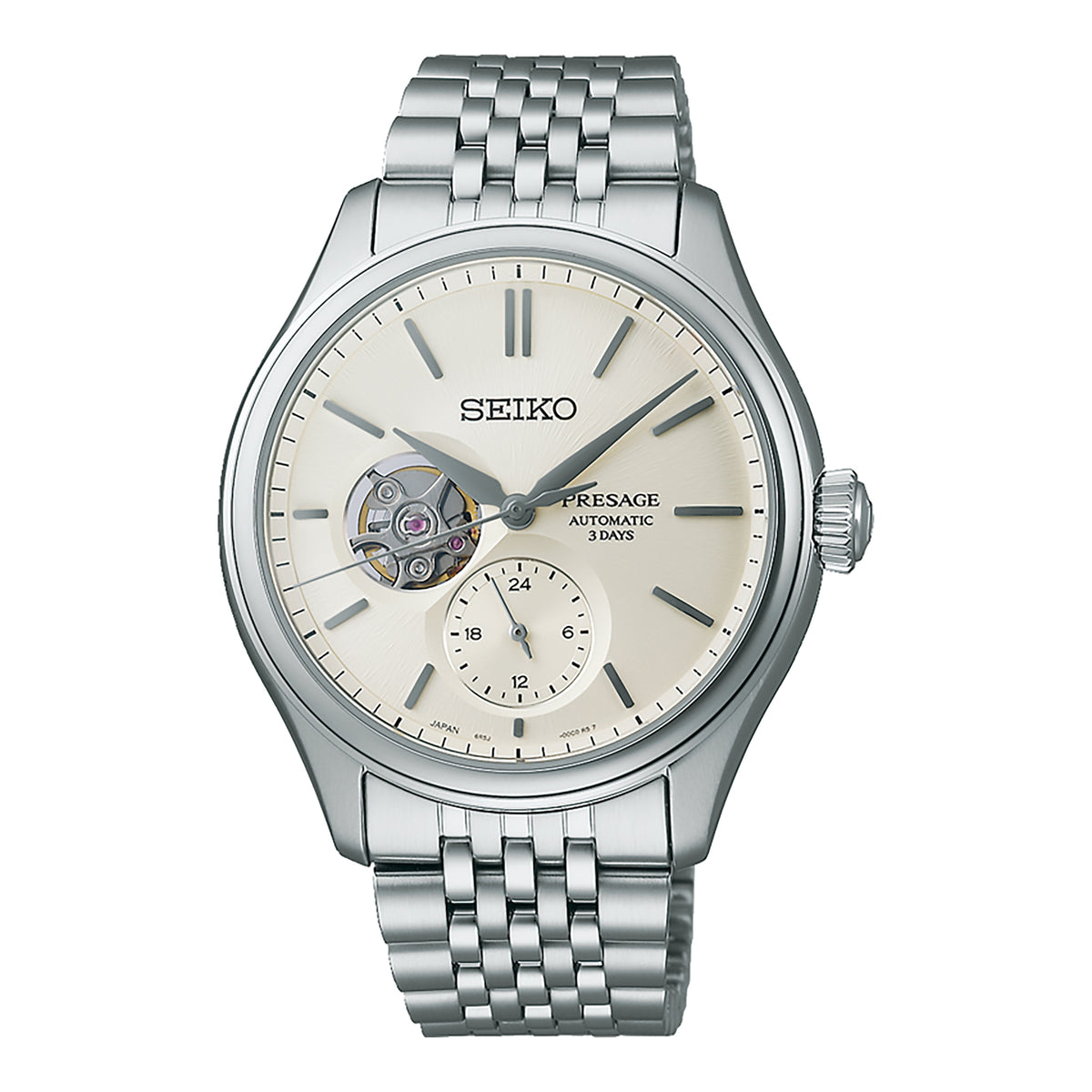 Seiko Men's Presage Automatic with 3 Days Power Reserve Watch