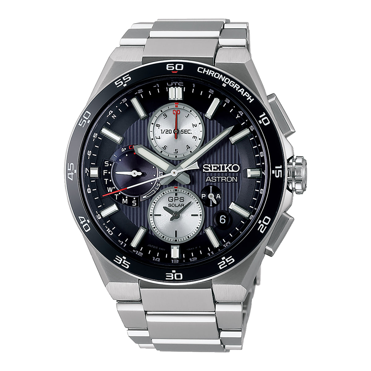 Seiko Astron Men's Solar GPS Chronograph Watch