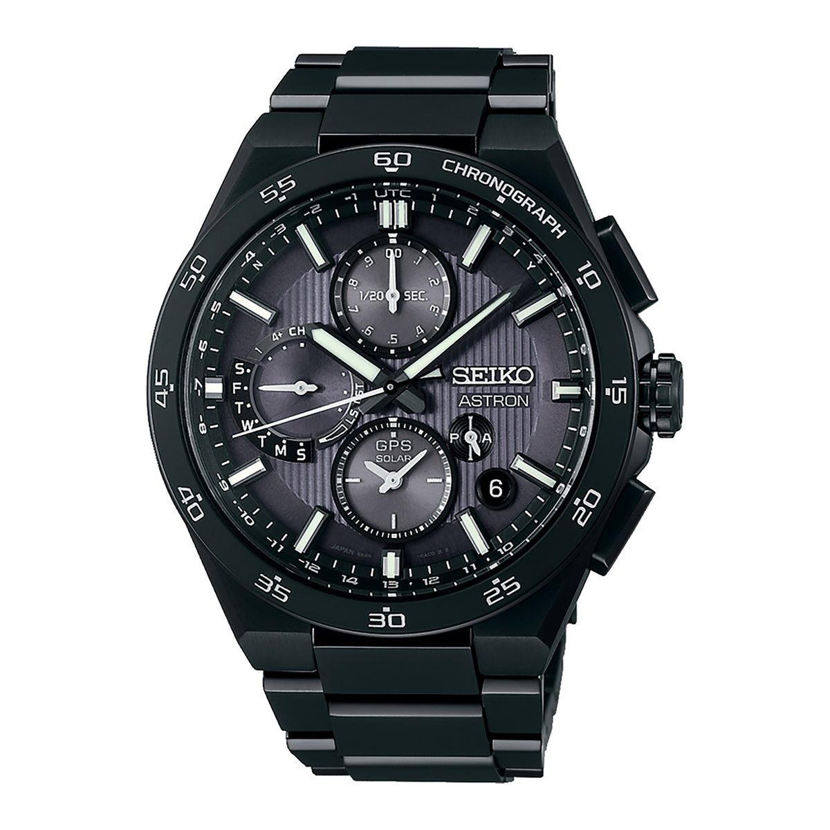 Seiko Astron Men's Solar GPS Chronograph Watch