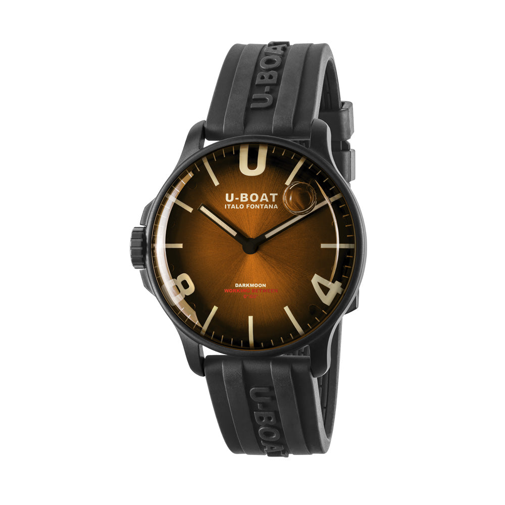 U-Boat Men's Black Tone Case Brown Dial Quartz Watch