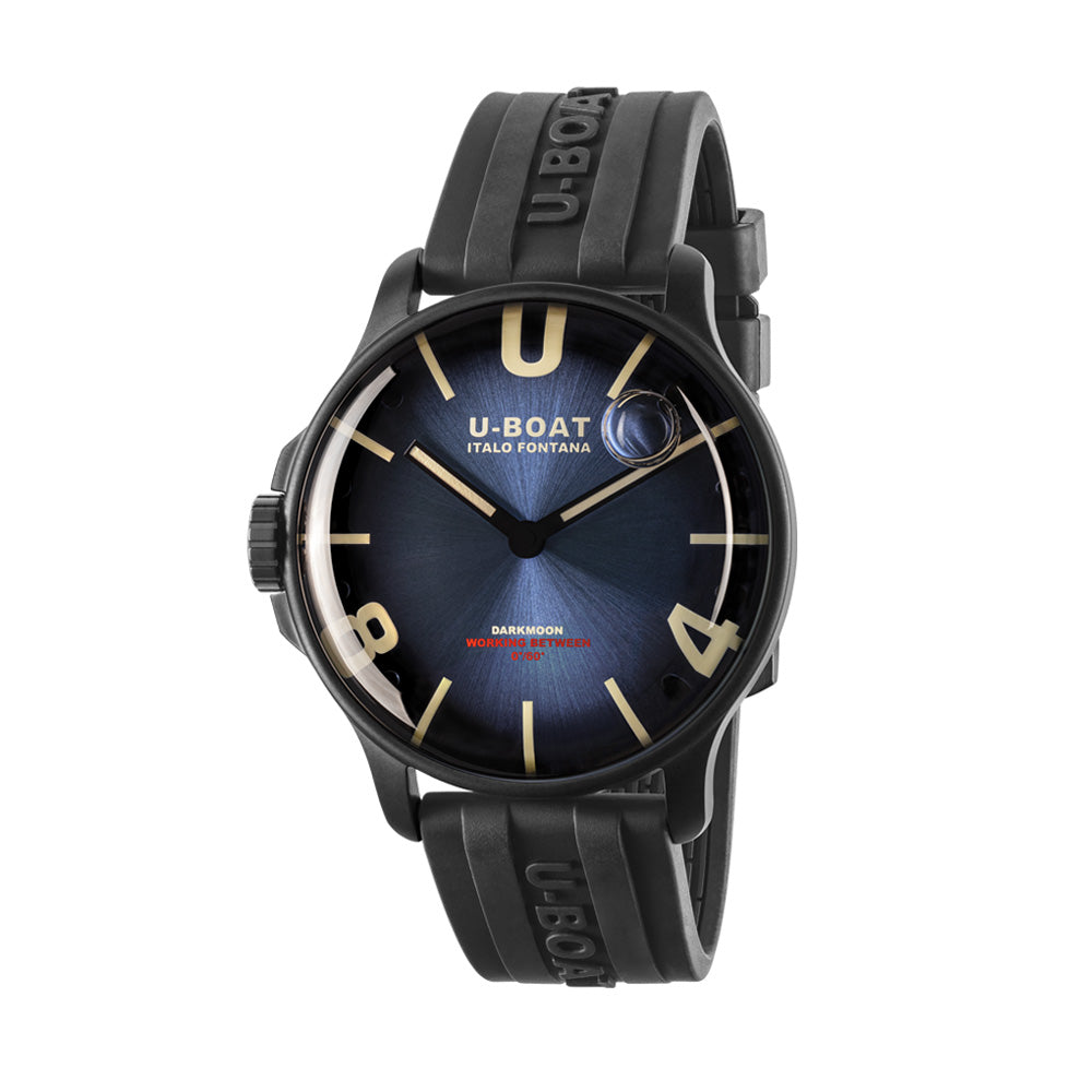 U-Boat Men's Black Tone Case Blue Dial Quartz Watch
