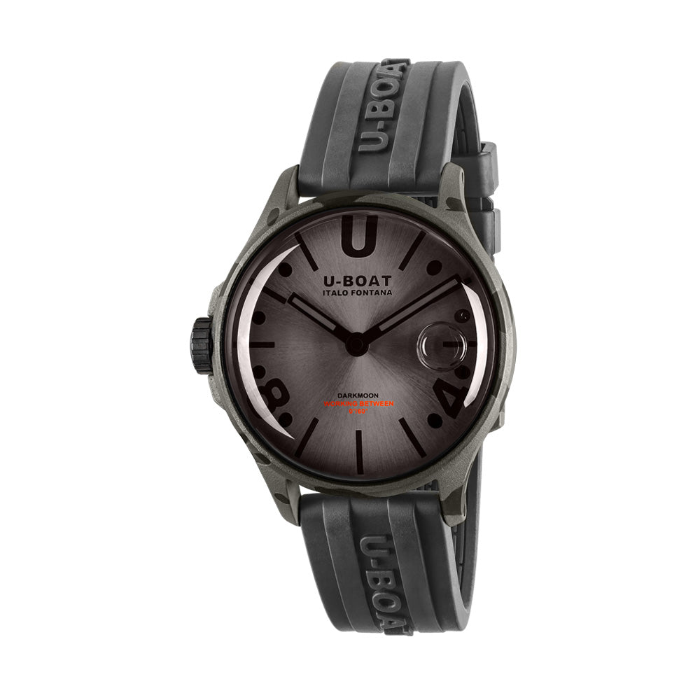 U-Boat Men's Grey Tone Case and Dial Quartz Watch