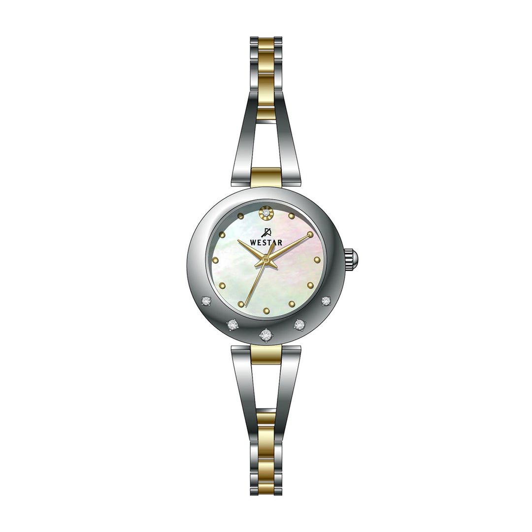 Westar Ornate Ladies 25 mm Mother of Pearl Dial Quartz Watch - 20336CBN111