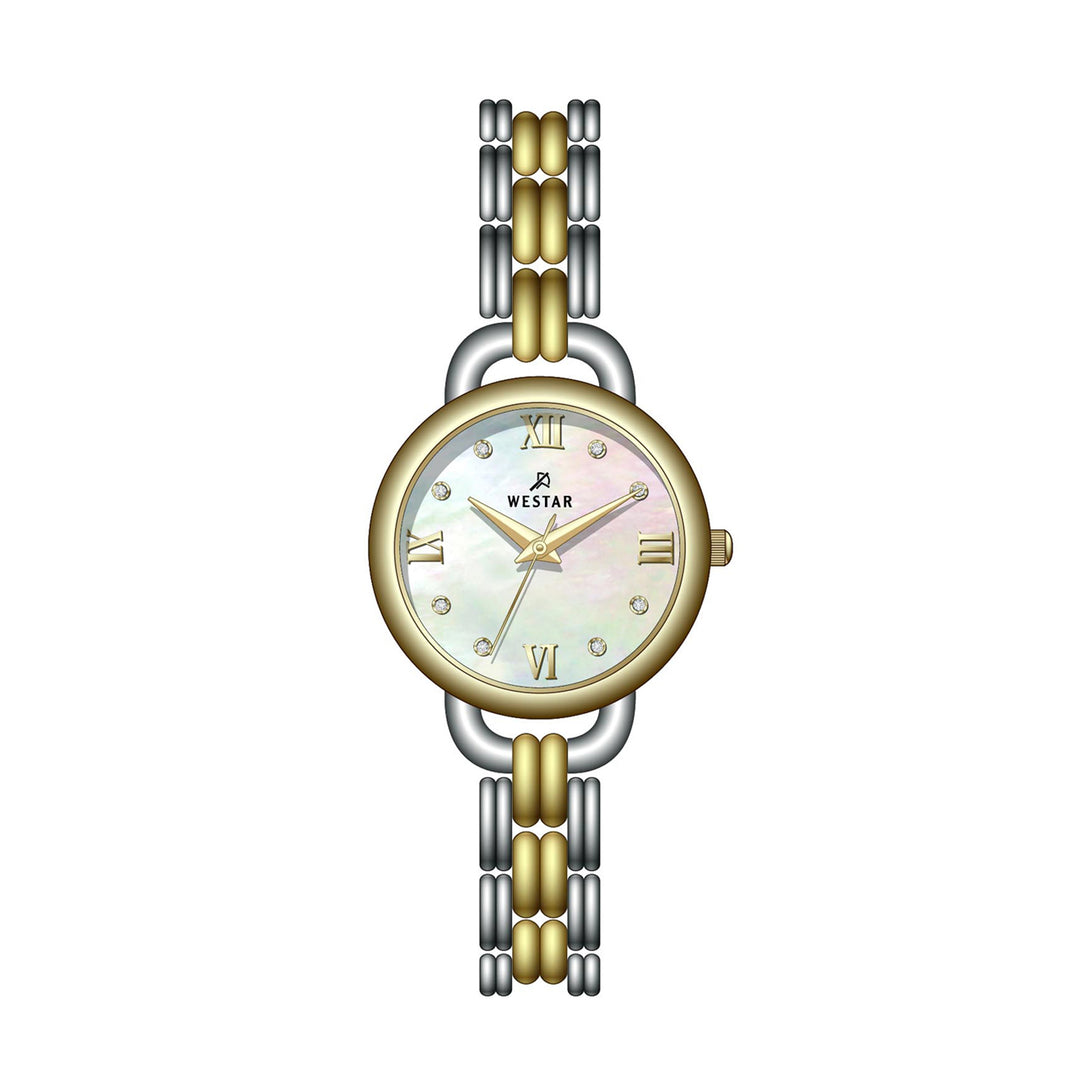 Westar Ornate Ladies 28 mm Mother of pearl Dial Quartz Watch - 20340CBN117