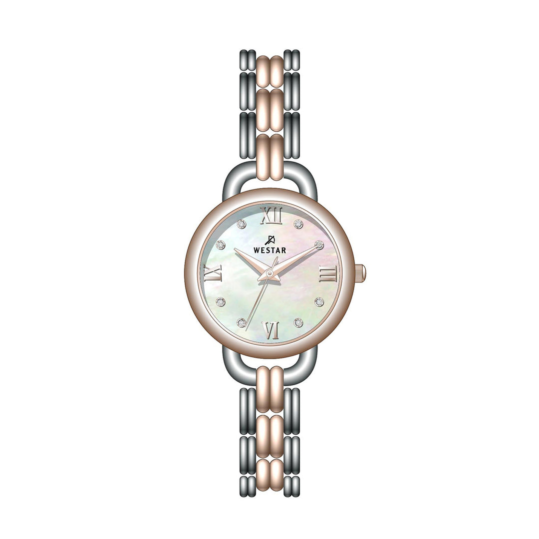Westar Ornate Ladies 28 mm Mother of pearl Dial Quartz Watch - 20340SPN617