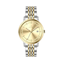 Westar Profile Ladies 30 mm Light Champagne Dial Quartz Watch - 40254CBN102