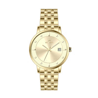 Westar Profile Ladies 30 mm Light Champagne Dial Quartz Watch - 40256GPN102