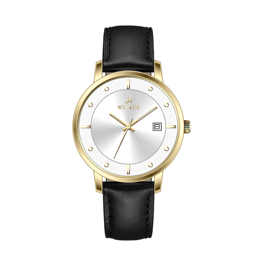 Westar Profile Ladies 30 mm Silver Dial Quartz Watch - 40257GPN107