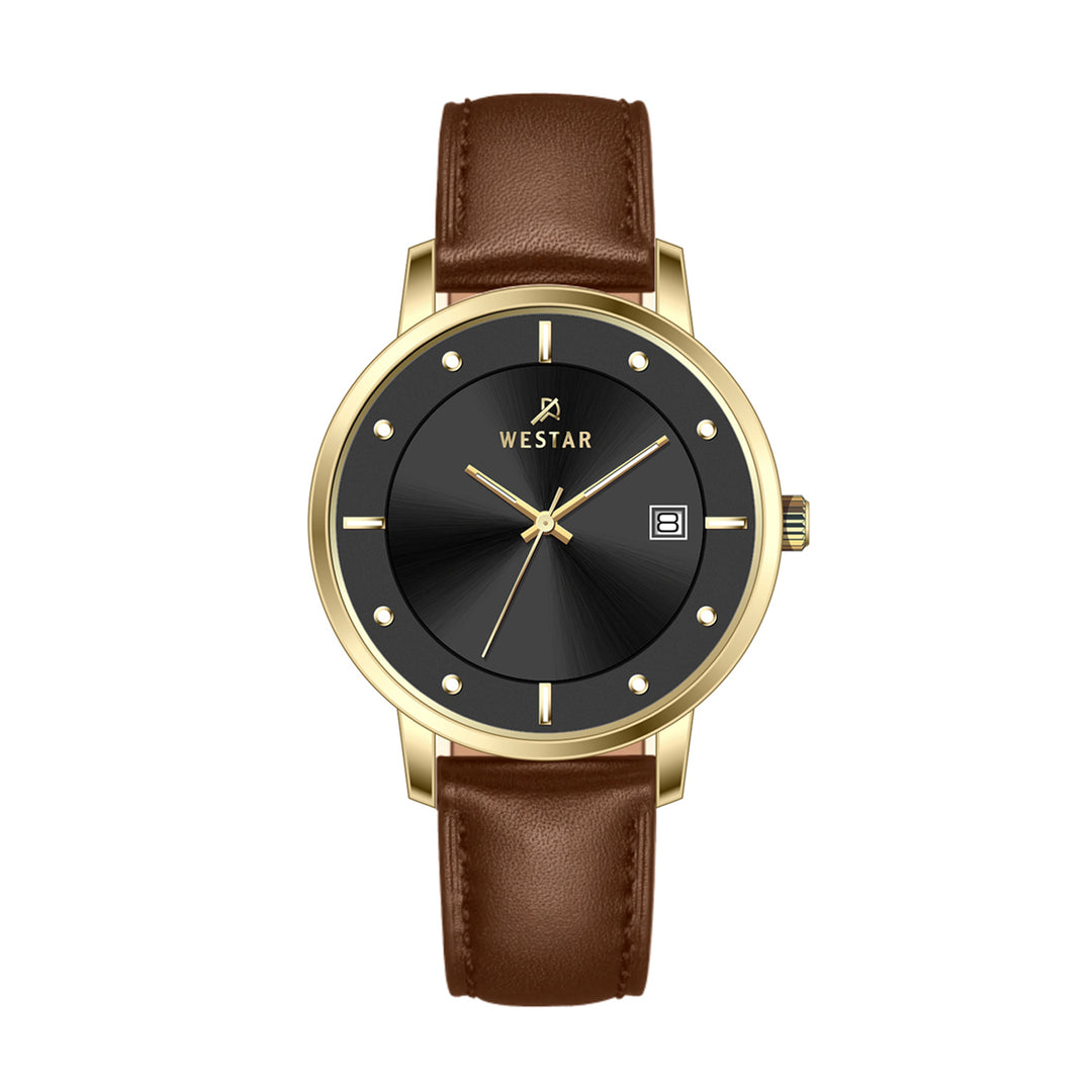 Westar Profile Ladies 30 mm Black Dial Quartz Watch - 40257GPN123
