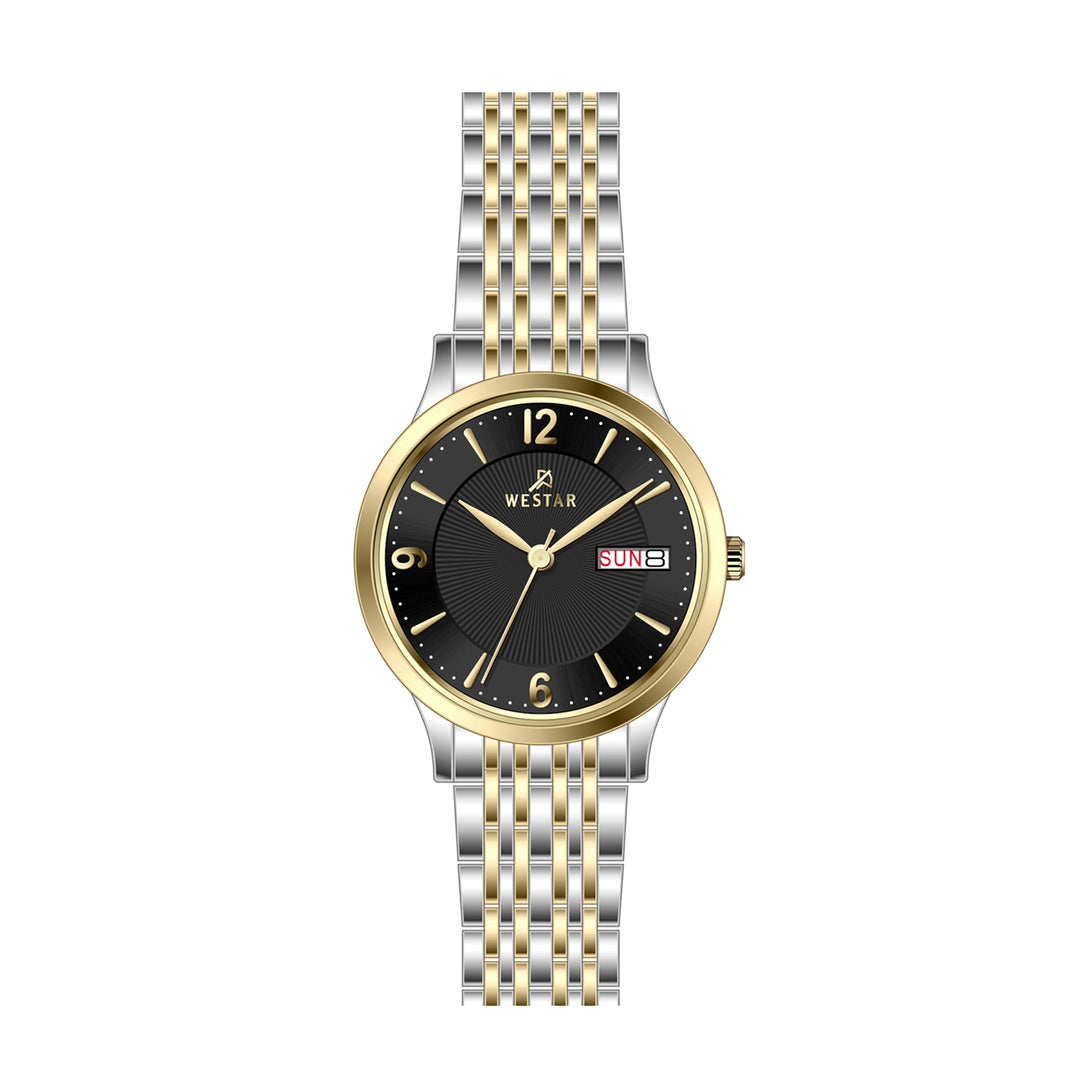 Westar Profile Ladies 30 mm Black Dial Quartz Watch - 40258CBN103