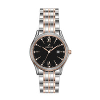 Westar Profile Ladies 34 mm Black Dial Quartz Watch - 40260SPN603