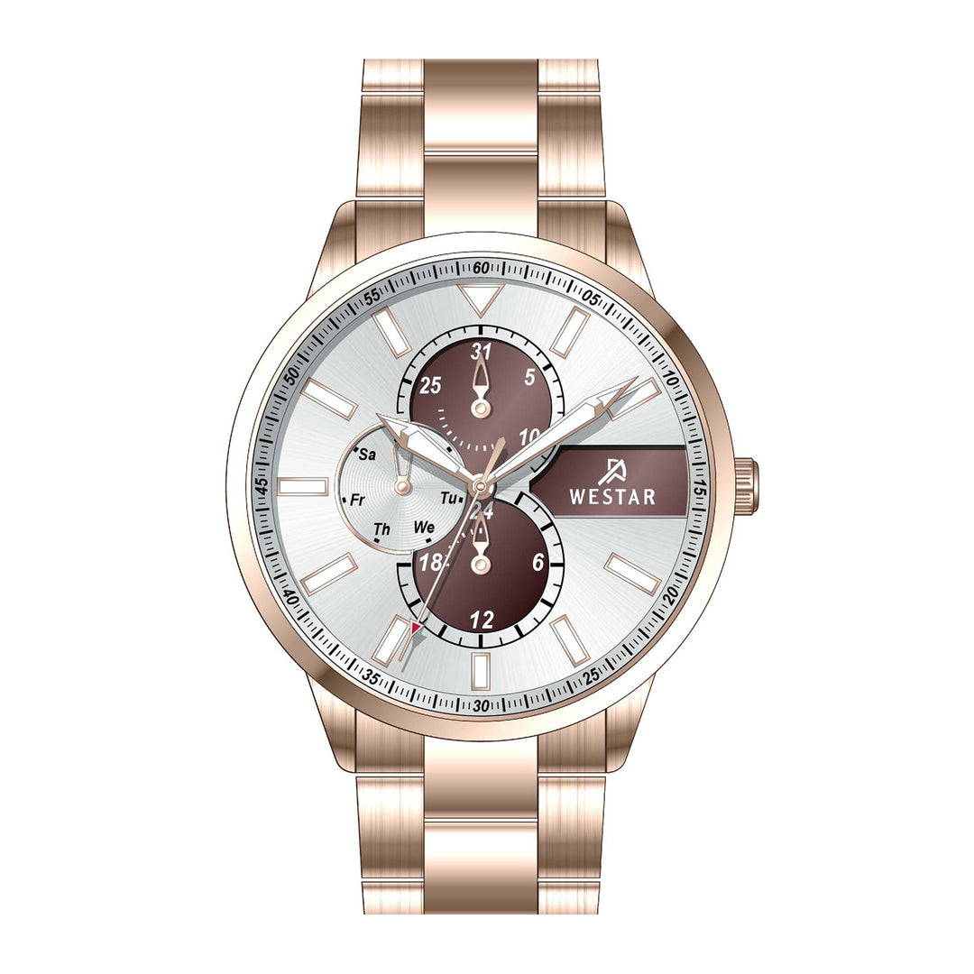 Westar Profile Gents Silver Dial Quartz Watch - 50239PPN607