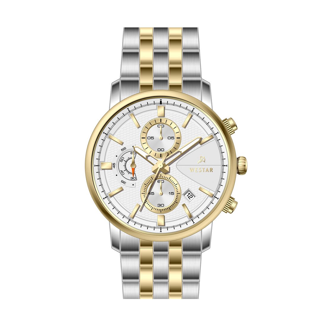 Westar Profile Gents 41 mm Silver Dial Quartz Watch - 50250CBN107