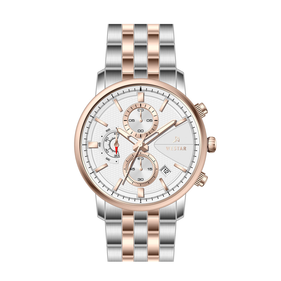 Westar Profile Gents 41 mm Silver Dial Quartz Watch - 50250SPN607