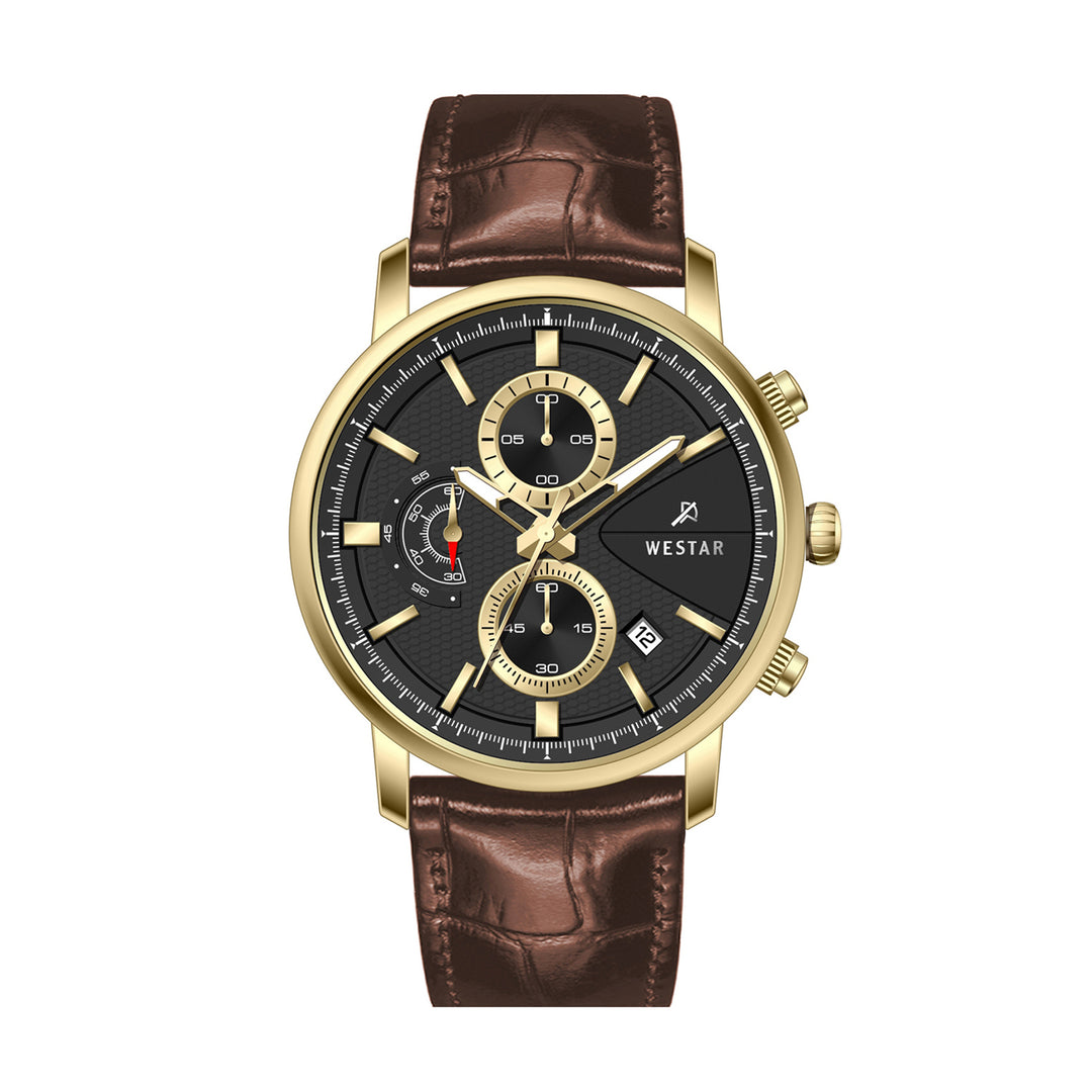 Westar Profile Gents 41 mm Black Dial Quartz Watch - 50251GPN123