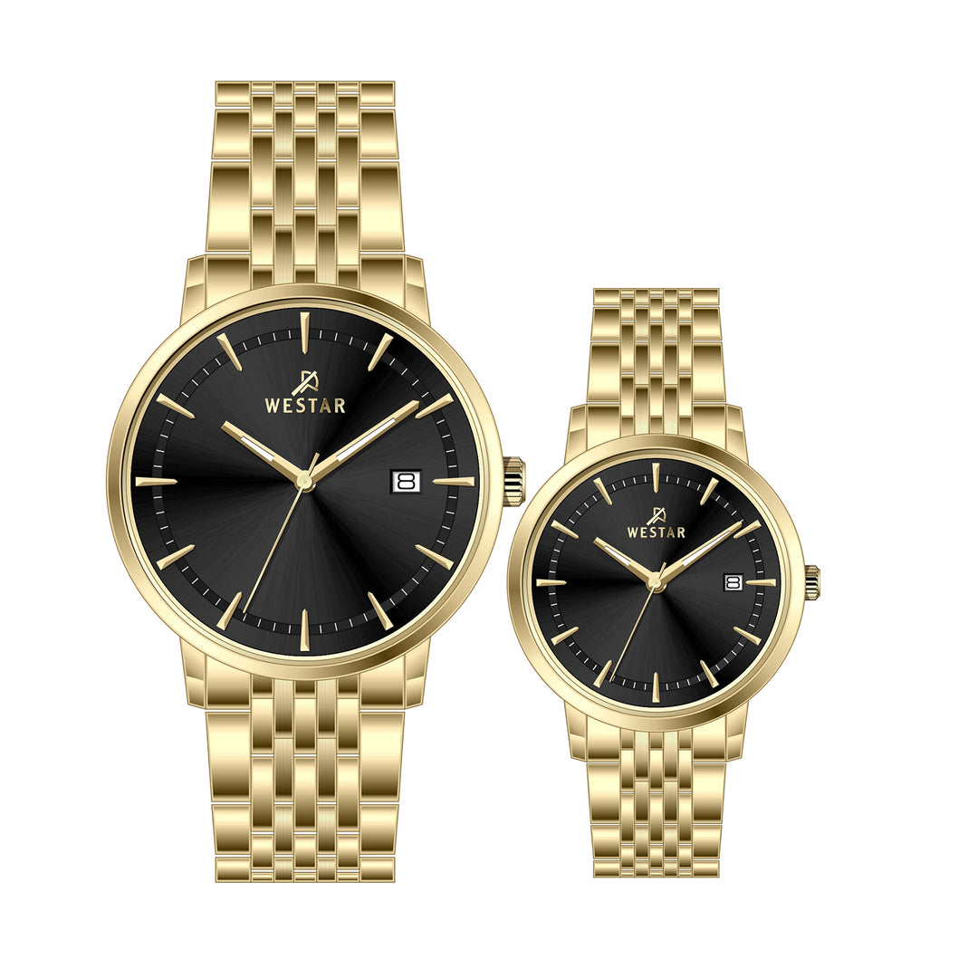Westar Couple Watch 50254GPN103 & 40254GPN103