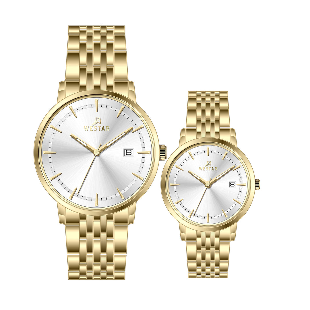 Westar Couple Watch 50254GPN107 & 40254GPN107