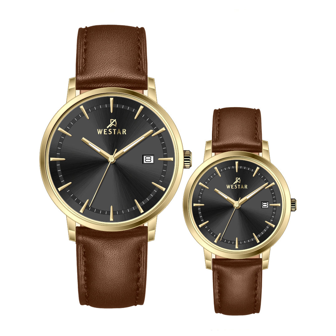 Westar Couple Watch 50255GPN123 & 40255GPN123