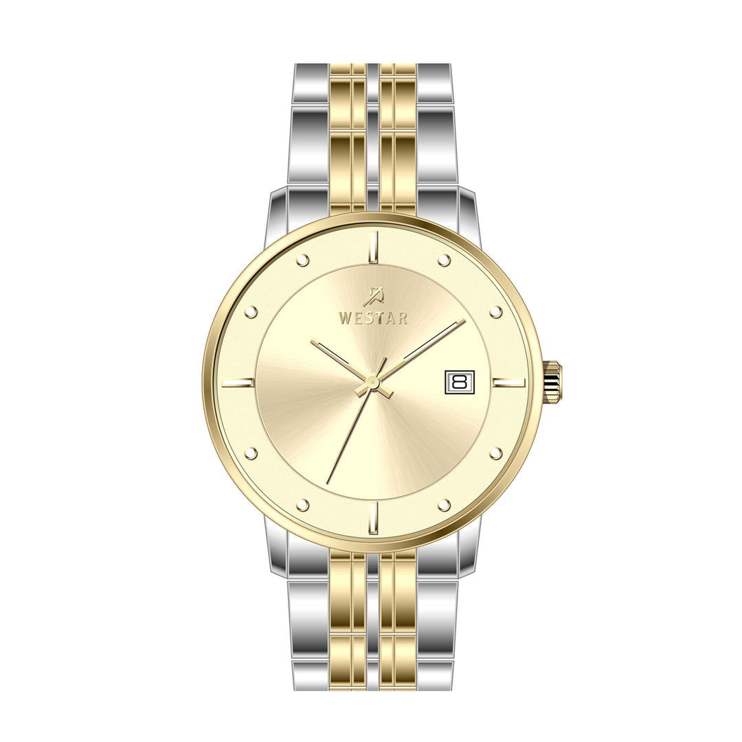 Westar Profile Gents 40 mm Light Champagne Dial Quartz Watch - 50256CBN102