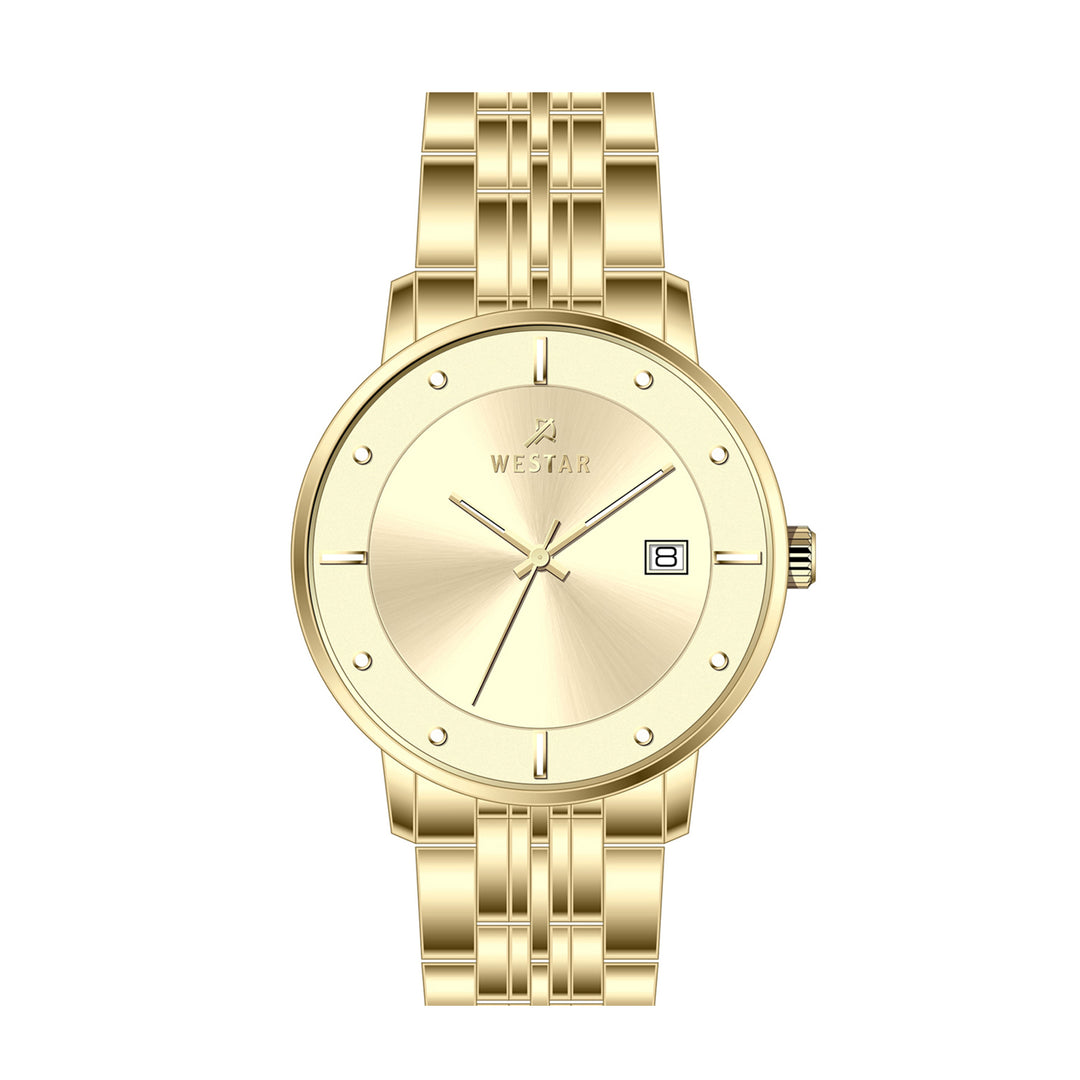 Westar Profile Gents 40 mm Light Champagne Dial Quartz Watch - 50256GPN102