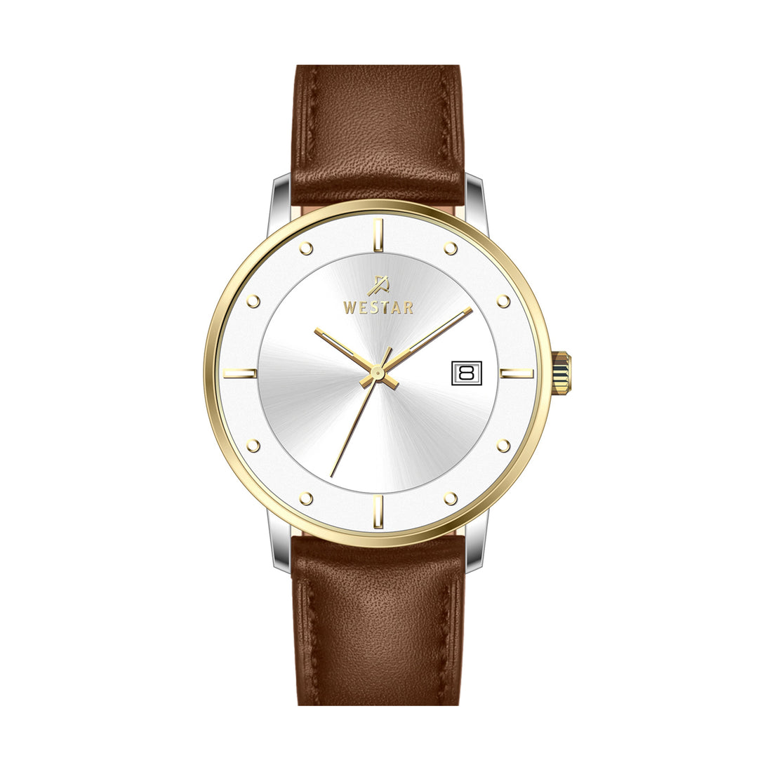 Westar Profile Gents 40 mm Silver Dial Quartz Watch - 50257CBN127