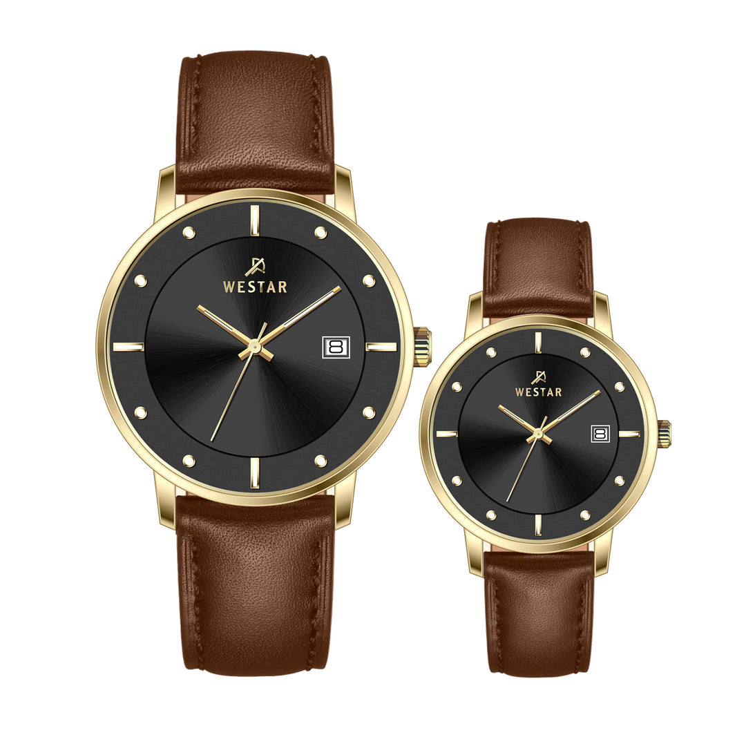Westar Couple Watch 50257GPN123 & 40257GPN123