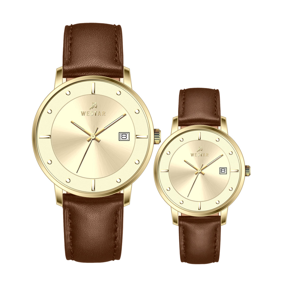 Westar Couple Watch 50257GPN128 & 40257GPN128
