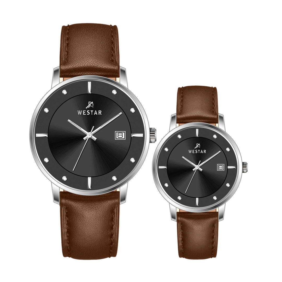 Westar Couple Watch 50257STN123 & 40257STN123