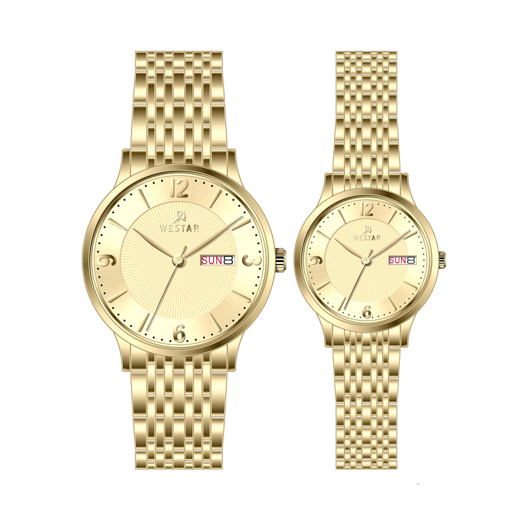 Westar Couple Watch 50258GPN102 & 40258GPN102