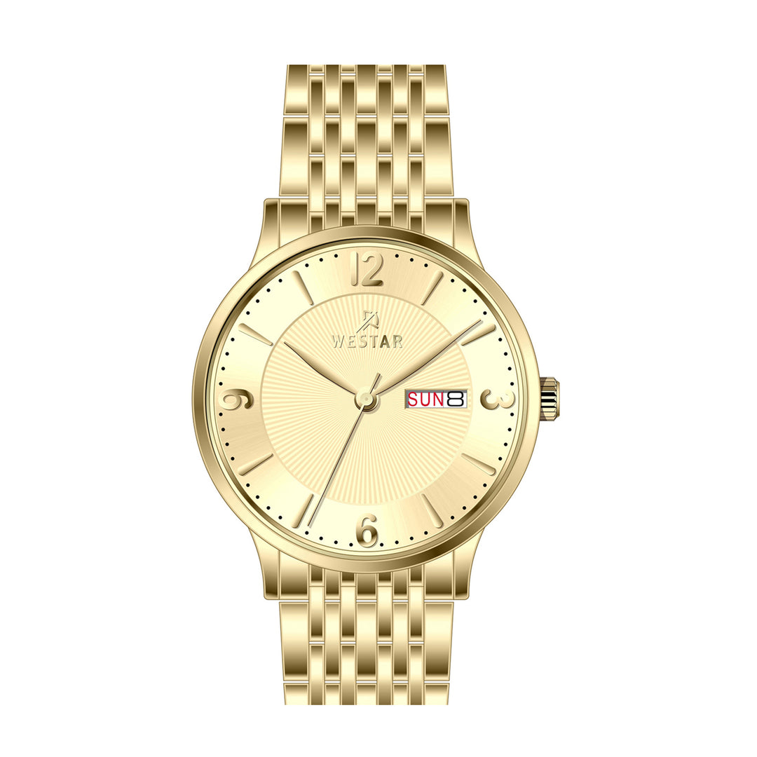 Westar Profile Gents 40 mm Light Champagne Dial Quartz Watch - 50258GPN102
