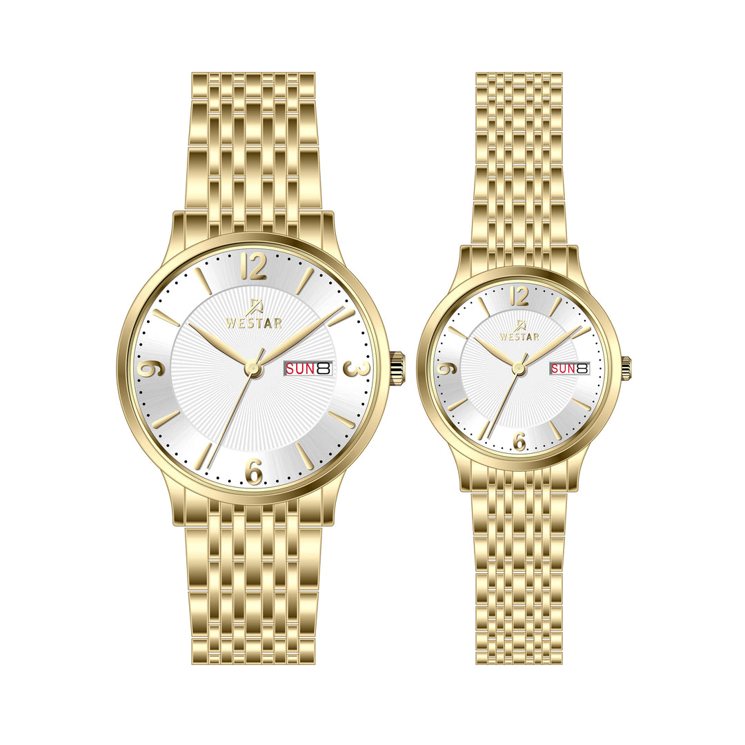 Westar Couple Watch 50258GPN107 & 40258GPN107