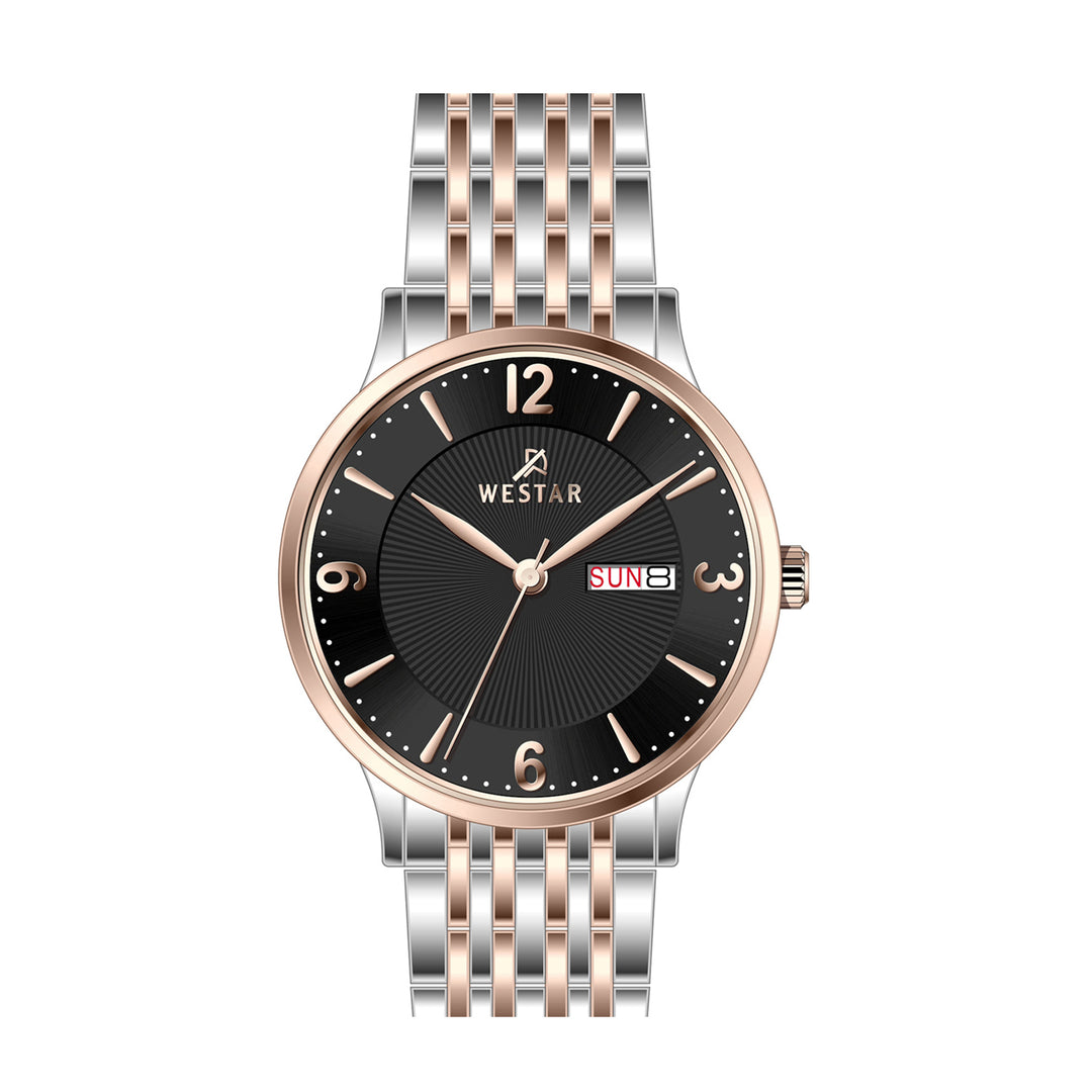 Westar Profile Gents 40 mm Black Dial Quartz Watch - 50258SPN603