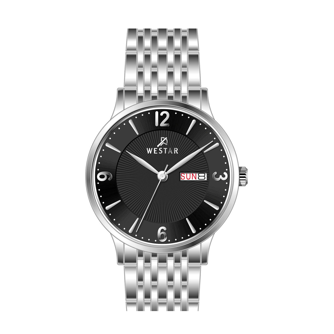 Westar Profile Gents 40 mm Black Dial Quartz Watch - 50258STN103