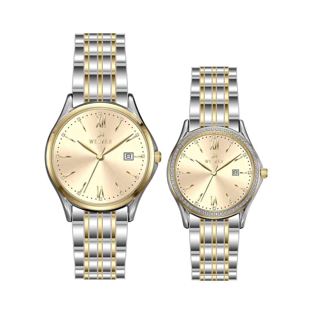 Westar Couple Watch 50260CBN102 & 40260CBN102
