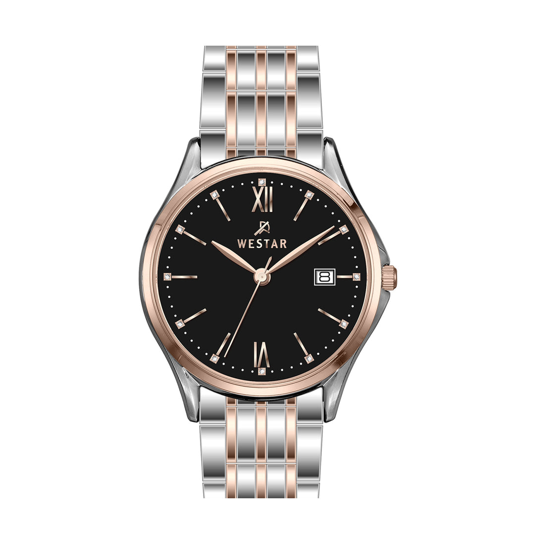 Westar Profile Gents 40 mm Black Dial Quartz Watch - 50260SPN603