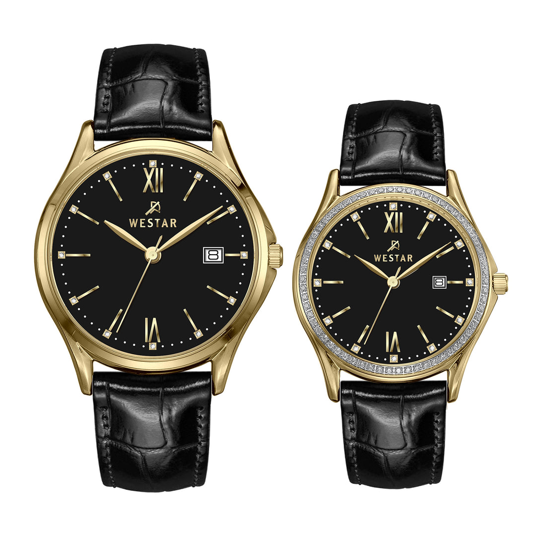 Westar Couple Watch 50261GPN103 & 40261GPN103