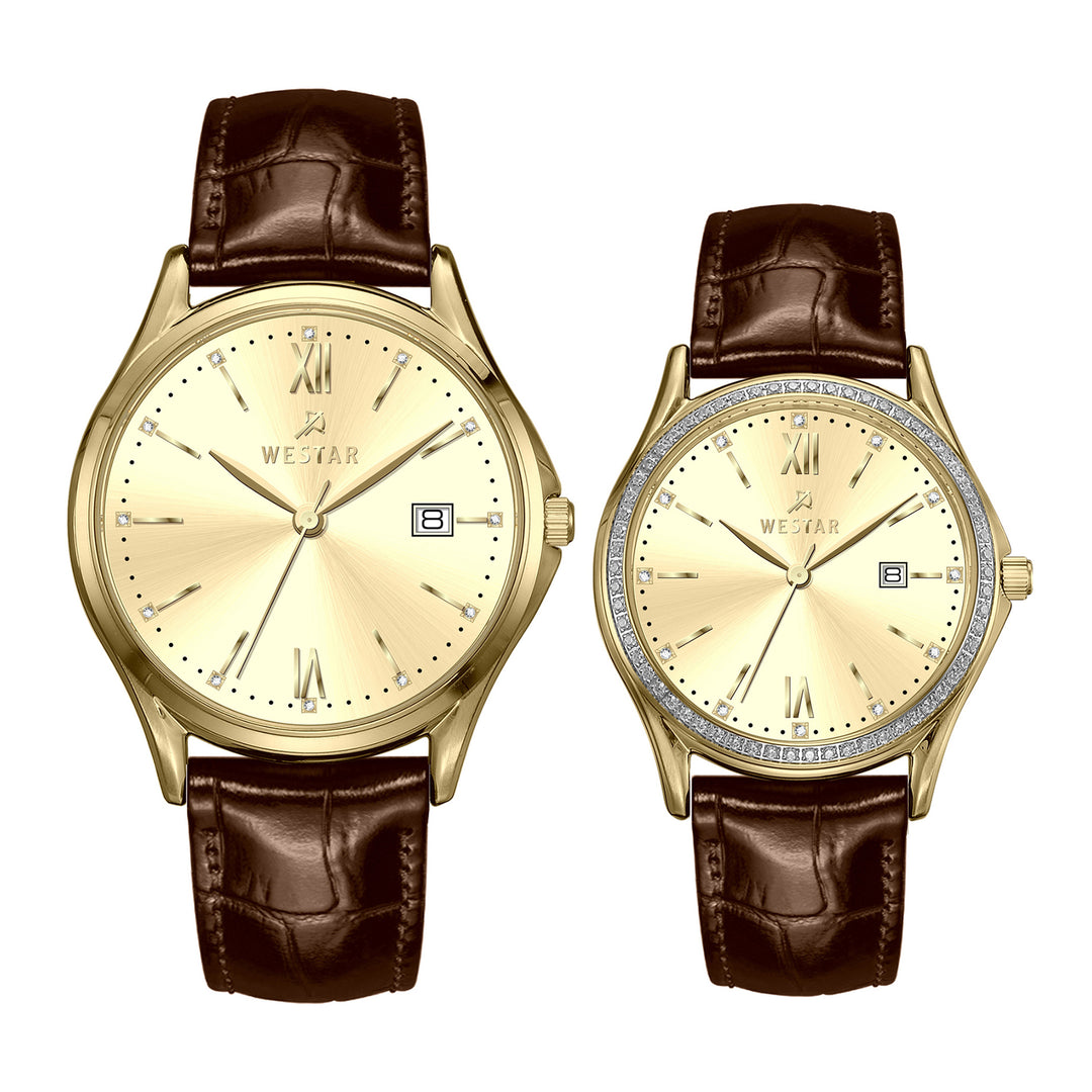 Westar Couple Watch 50261GPN122 & 40261GPN122