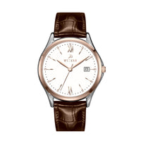 Westar Profile Gents 40 mm White Dial Quartz Watch - 50261SPN621