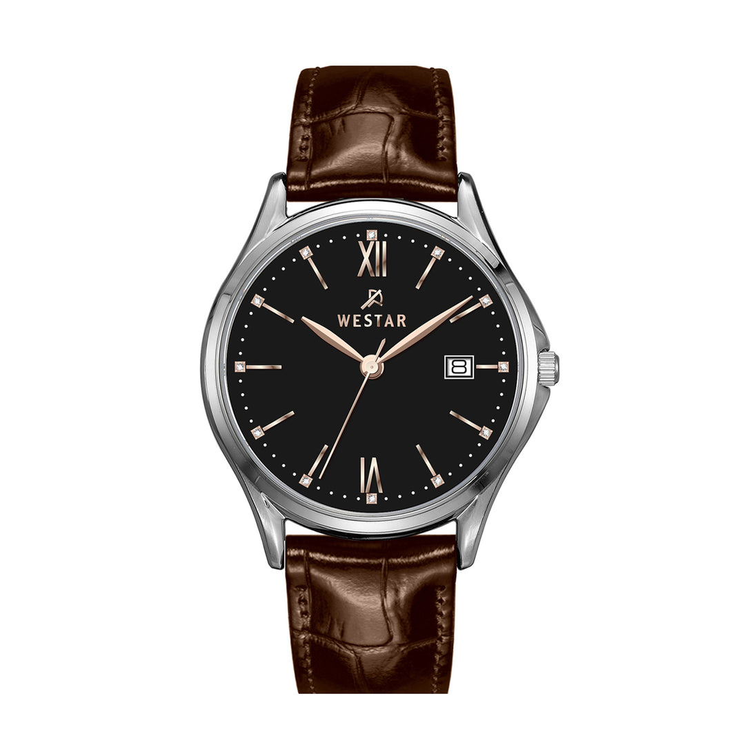 Westar Profile Gents 40 mm Black Dial Quartz Watch - 50261STN623
