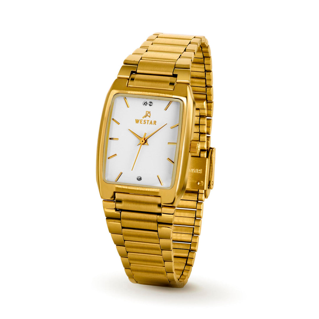 Westar Executive Unisex Watch - White Dial - 7704GPN101