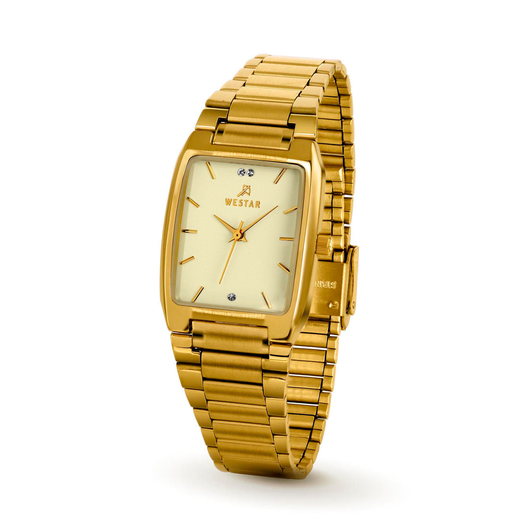 Westar Executive Unisex Watch - Light Champagne Dial - 7704GPN102