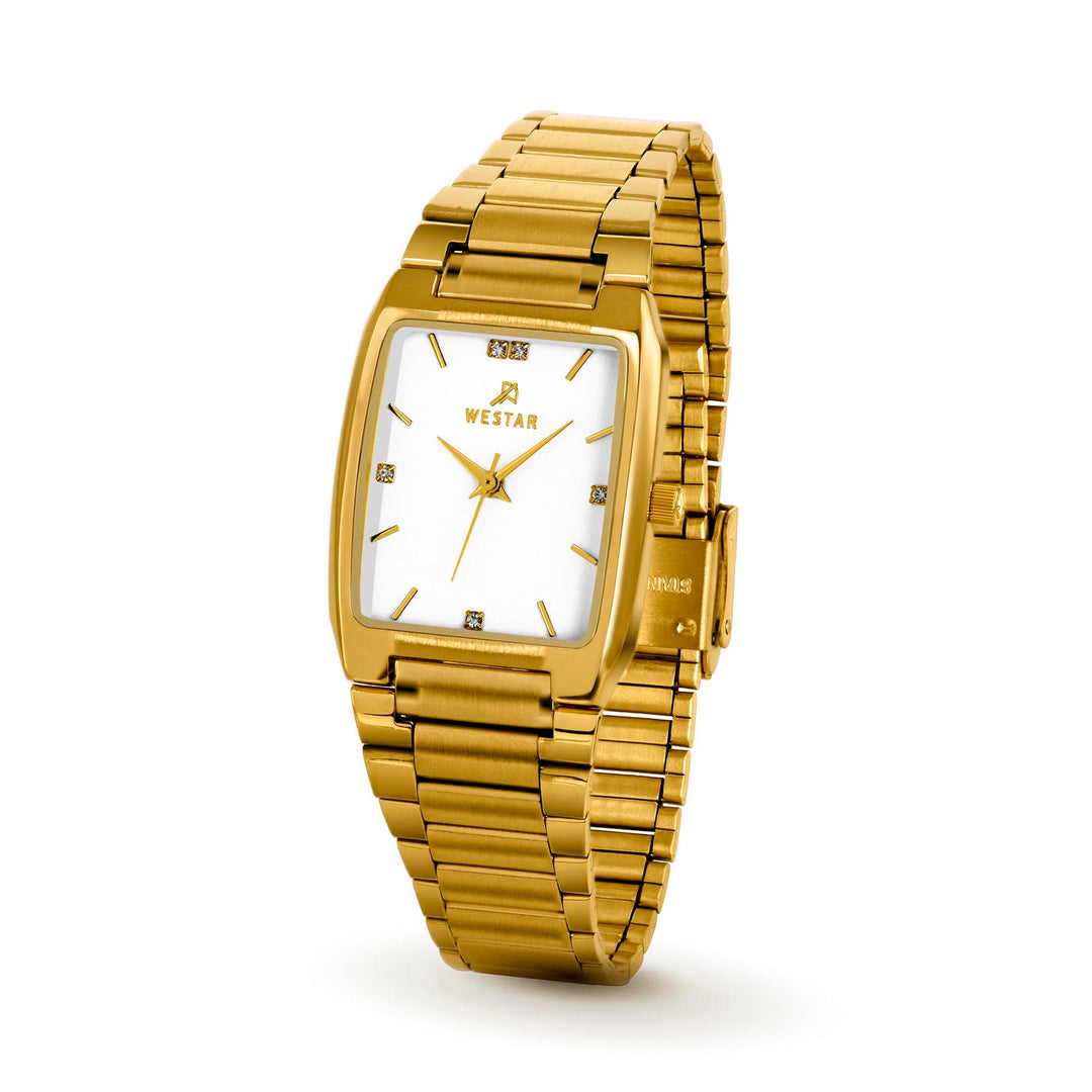 Westar Executive Unisex Watch - White Dial - 7704GPN111