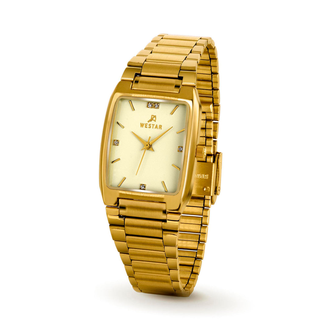 Westar Executive Unisex Watch - Light Champagne Dial - 7704GPN112
