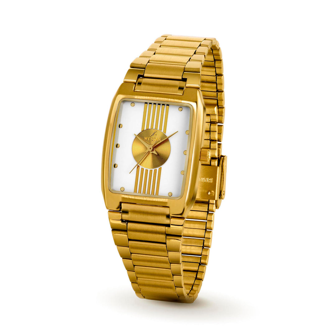 Westar Executive Unisex Watch - White Dial - 7704GPN201