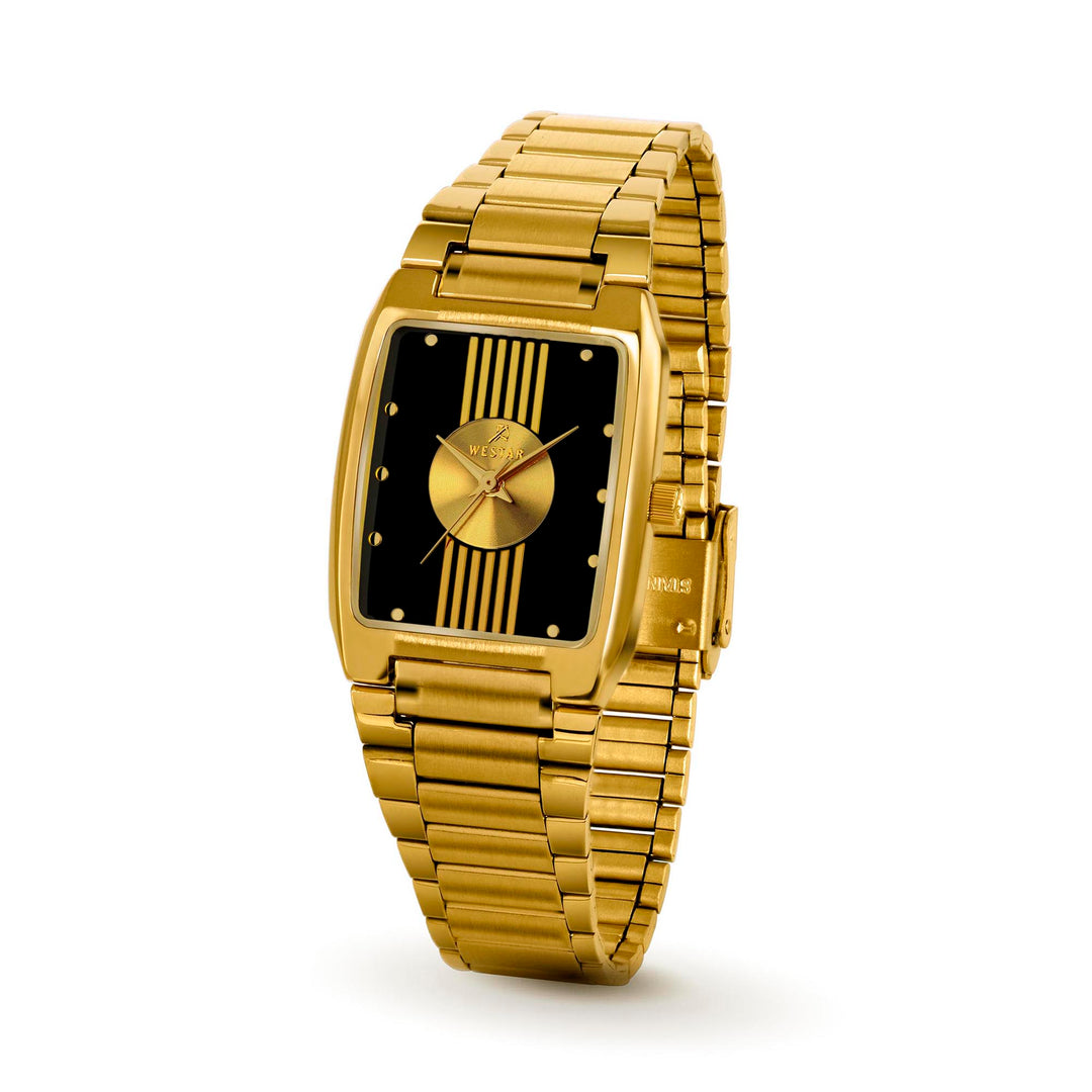 Westar Executive Unisex Watch - Black Dial - 7704GPN203
